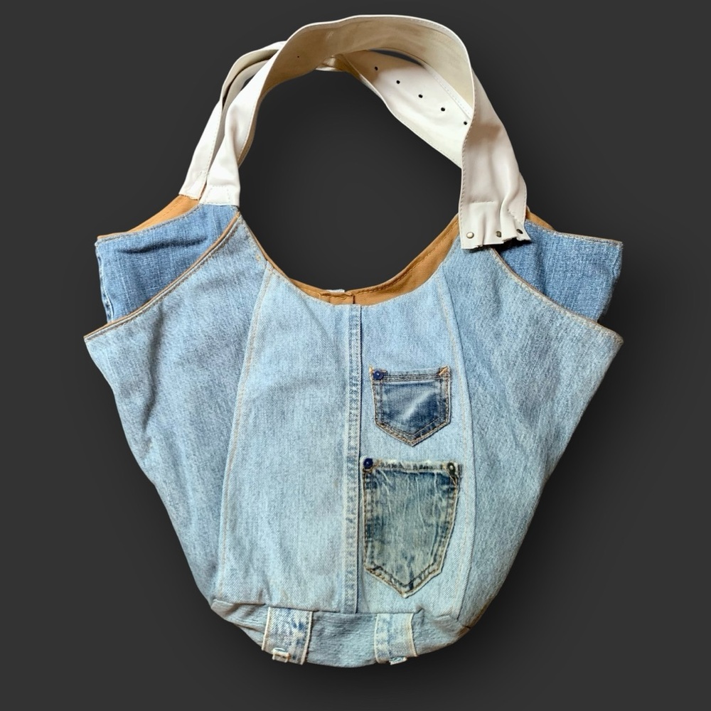 v i n t a g e :: Upcycled Large Slouchy Gap Denim Tote